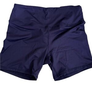 Women's Navy Blue Biker Shorts
